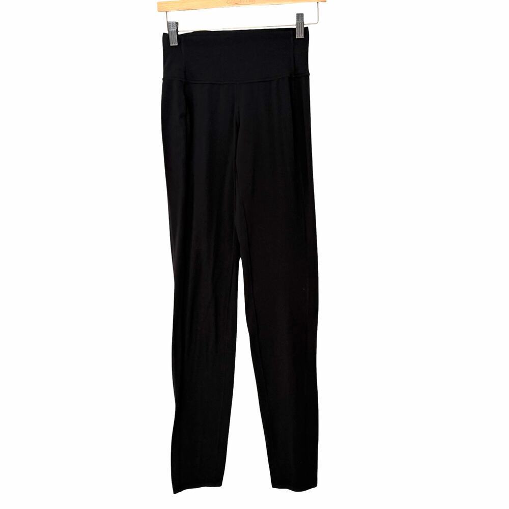 LULULEMON Wunder Under Mid-Rise Full Length Luon 31" Tight Black, Size 4